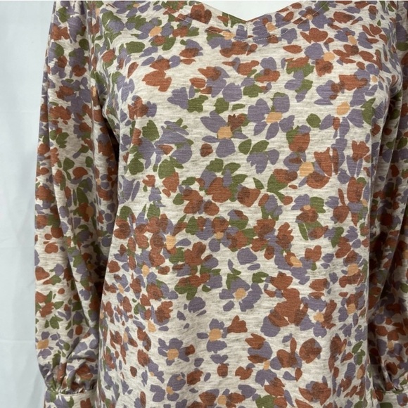 Democracy Autumn Floral Long Sleeve Top - Picture 2 of 11